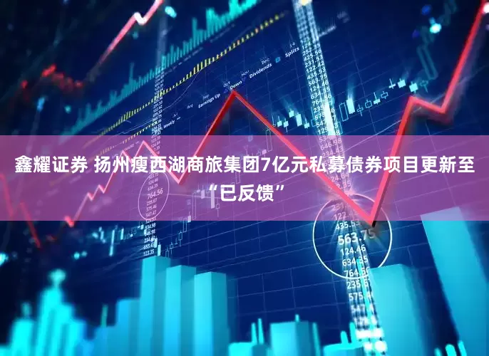 鑫耀证券 扬州瘦西湖商旅集团7亿元私募债券项目更新至“已反馈”